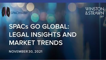 SPACs Go Global: Legal Insights and Market Trends